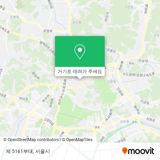 제 5161부대 지도
