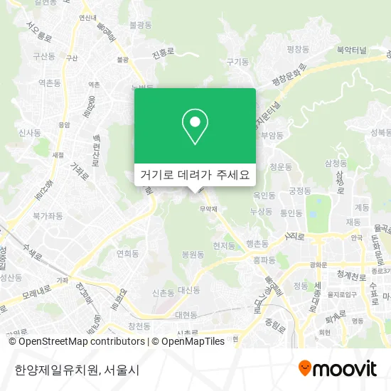 한양제일유치원 지도