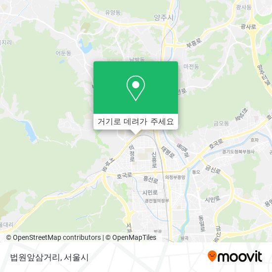 법원앞삼거리 지도