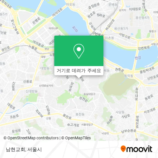 남현교회 지도