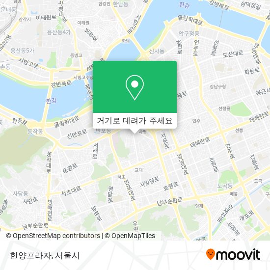 한양프라자 지도