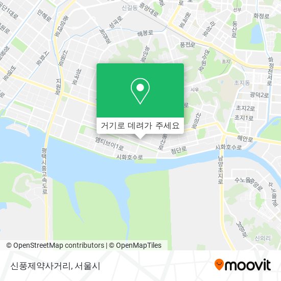 신풍제약사거리 지도