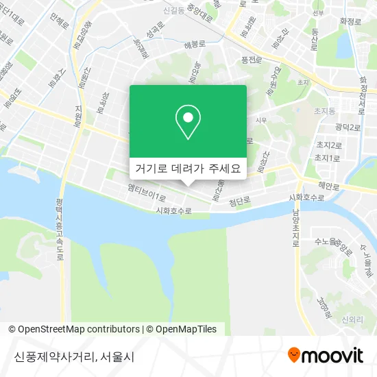 신풍제약사거리 지도