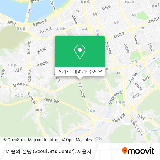 예술의 전당 (Seoul Arts Center) 지도