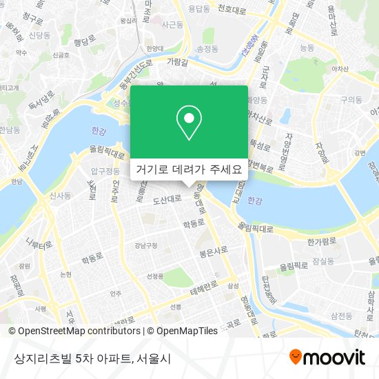 상지리츠빌 5차 아파트 지도