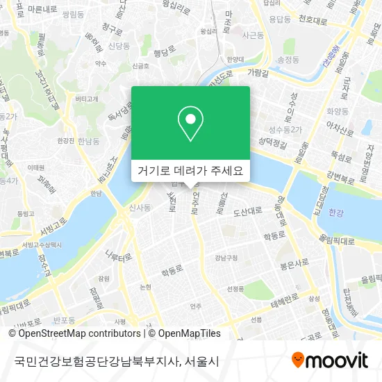 국민건강보험공단강남북부지사 지도