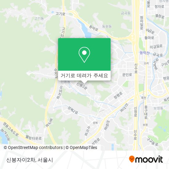 신봉자이2차 지도