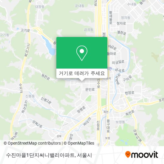 수진마을1단지써니밸리아파트 지도