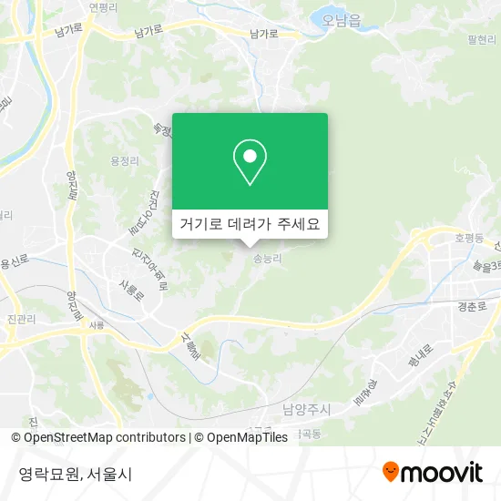 영락묘원 지도