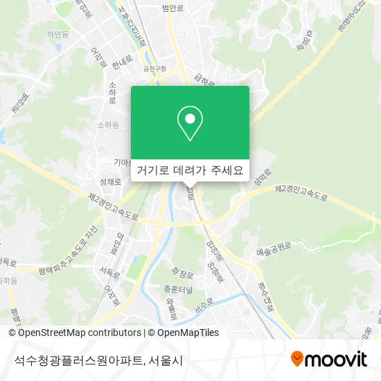 석수청광플러스원아파트 지도