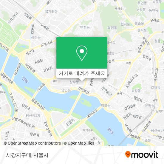 서강지구대 지도