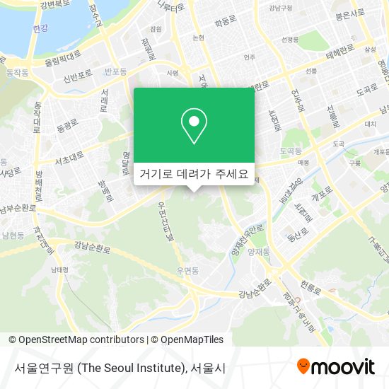 서울연구원 (The Seoul Institute) 지도