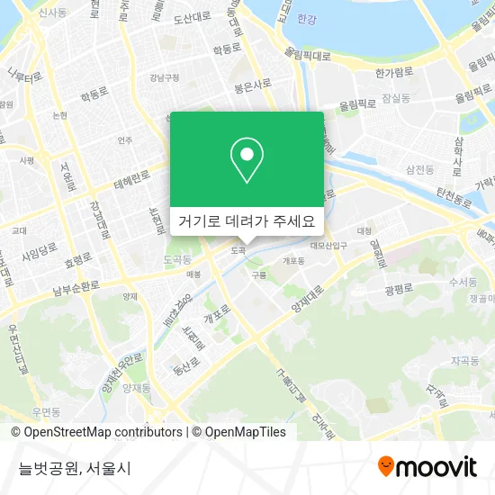 늘벗공원 지도