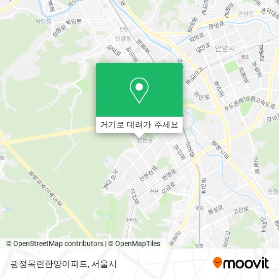 광정목련한양아파트 지도