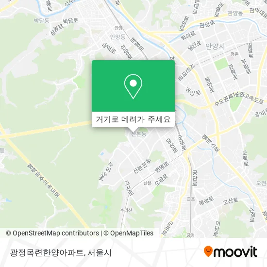 광정목련한양아파트 지도