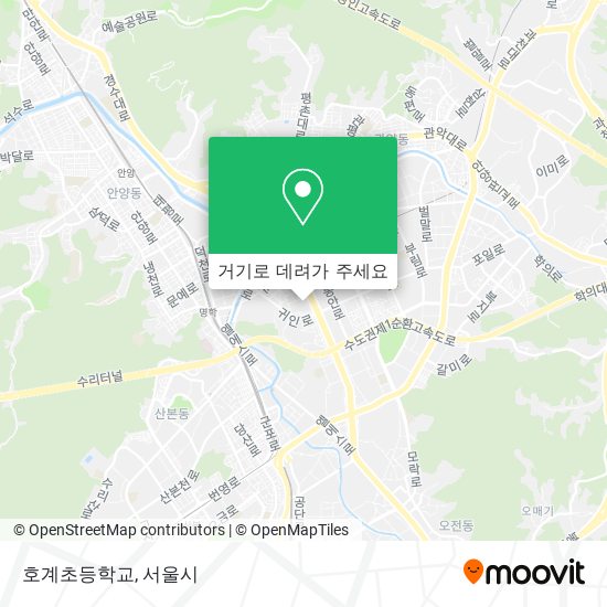 호계초등학교 지도