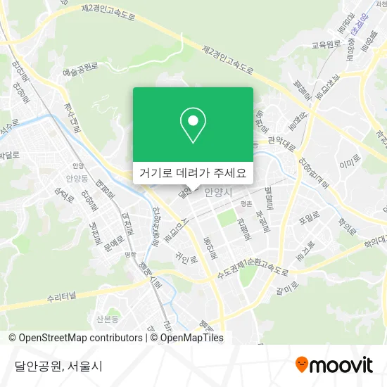 달안공원 지도