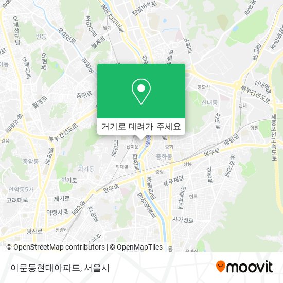 이문동현대아파트 지도