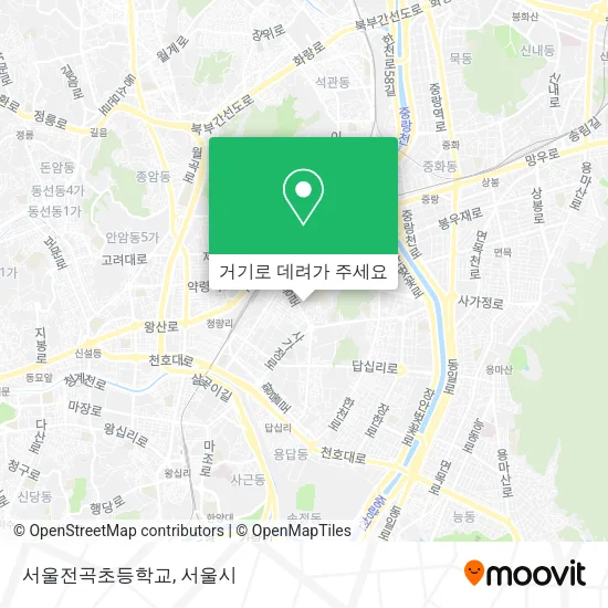 서울전곡초등학교 지도