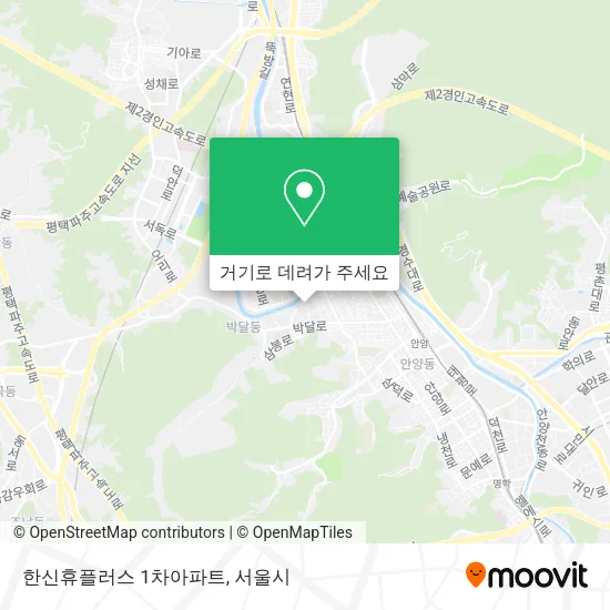 한신휴플러스 1차아파트 지도
