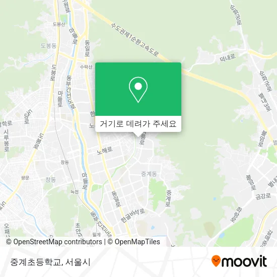 중계초등학교 지도