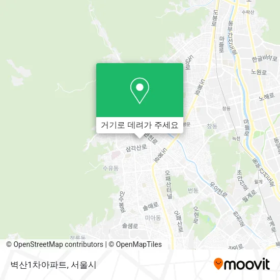 벽산1차아파트 지도