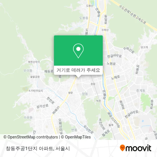 창동주공1단지 아파트 지도
