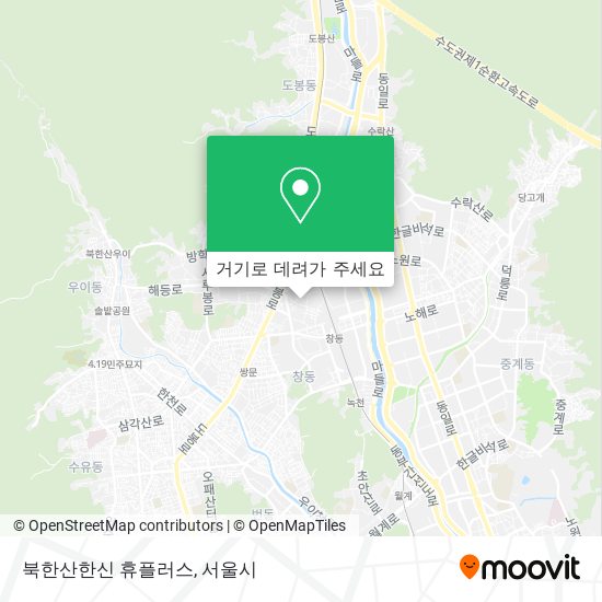 북한산한신 휴플러스 지도