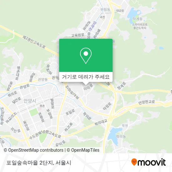 포일숲속마을 2단지 지도