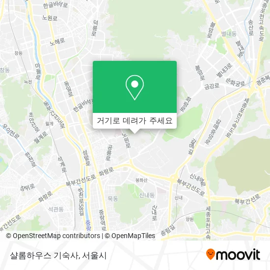 샬롬하우스 기숙사 지도