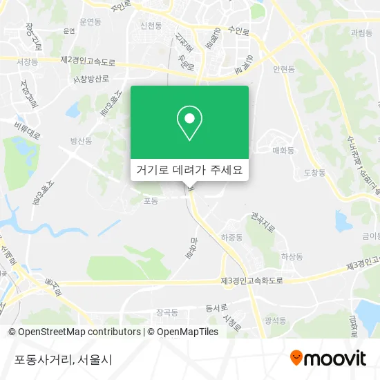 포동사거리 지도