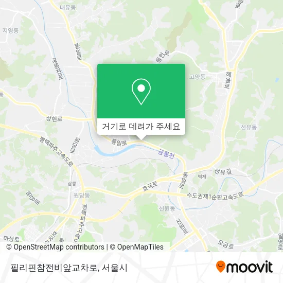 필리핀참전비앞교차로 지도
