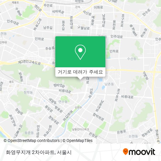 화영무지개 2차아파트 지도