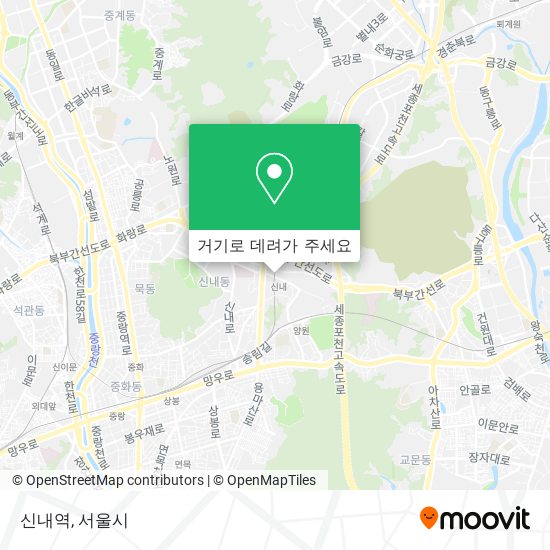 신내역 지도