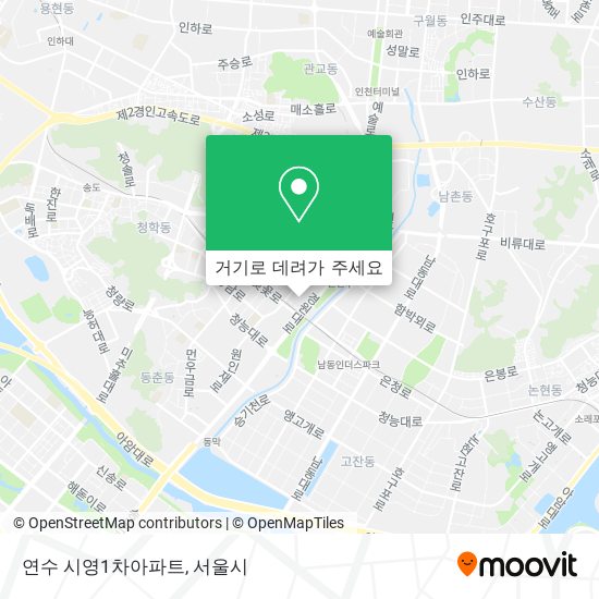 연수 시영1차아파트 지도