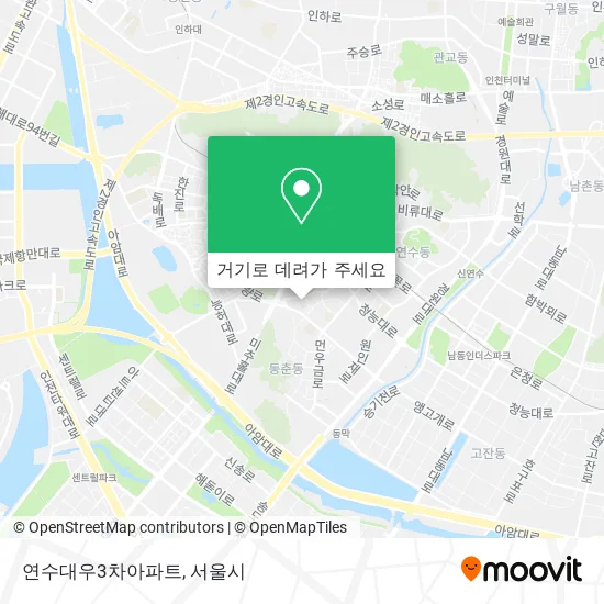 연수대우3차아파트 지도