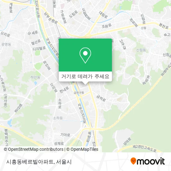 시흥동베르빌아파트 지도