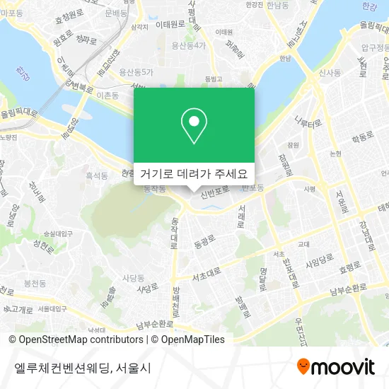 엘루체컨벤션웨딩 지도