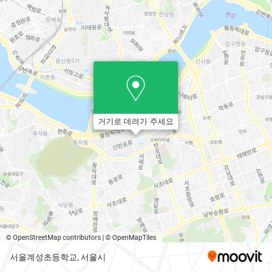서울계성초등학교 지도