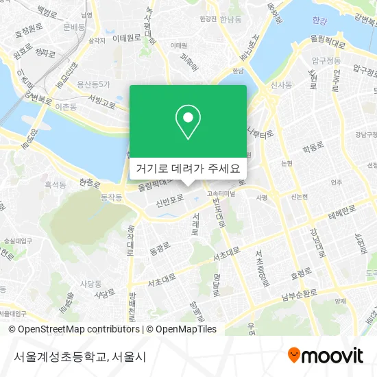 서울계성초등학교 지도