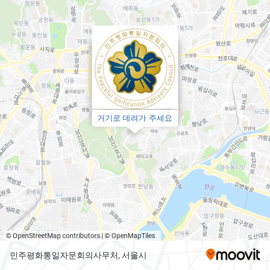 민주평화통일자문회의사무처 지도