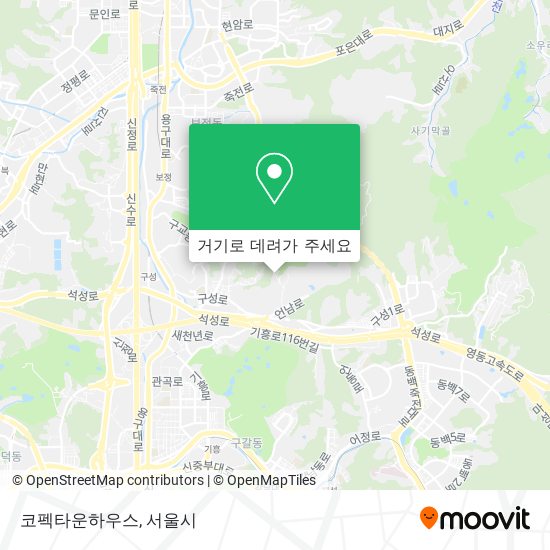 코펙타운하우스 지도