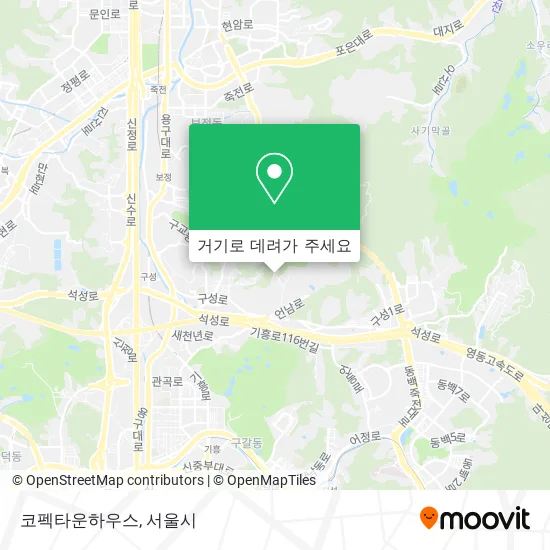 코펙타운하우스 지도