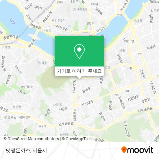 댓짱돈까스 지도