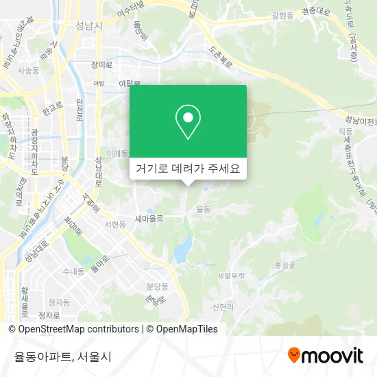 율동아파트 지도