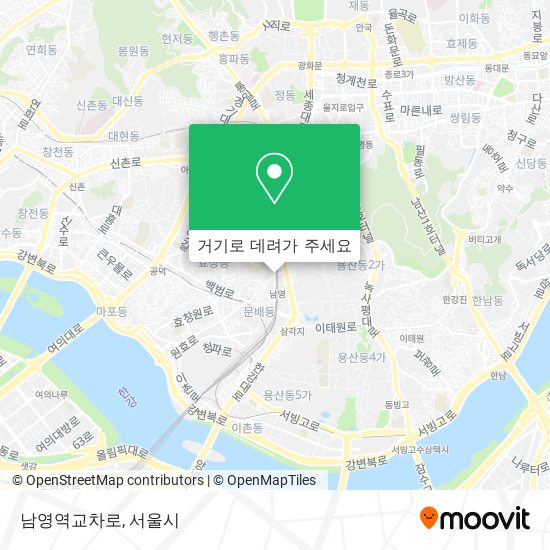 남영역교차로 지도