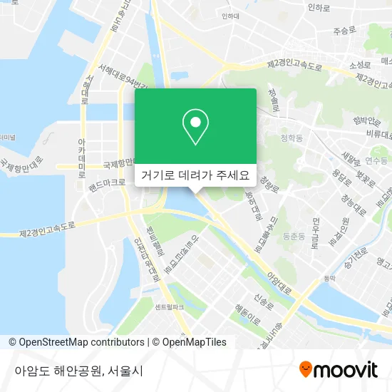 아암도 해안공원 지도