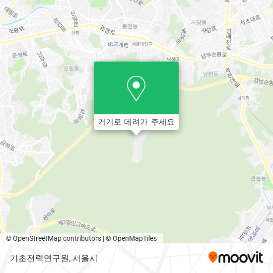 기초전력연구원 지도