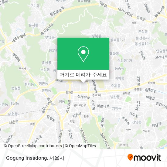 Gogung Insadong 지도