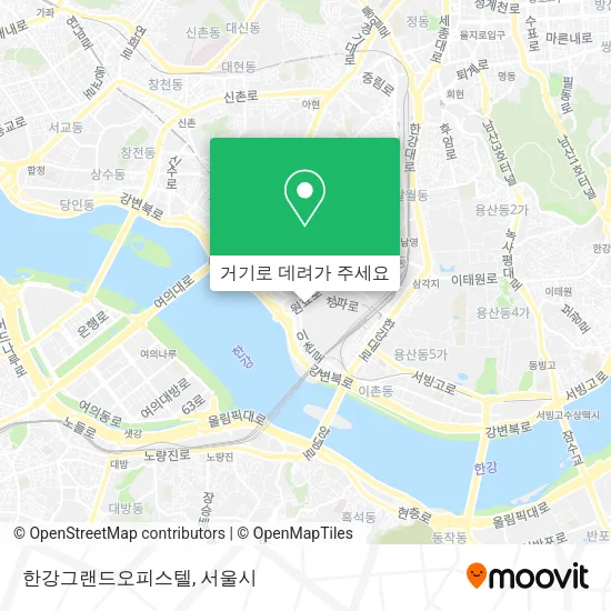 한강그랜드오피스텔 지도